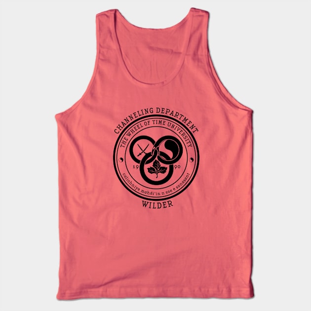 The Wheel of Time University - Wilder Tank Top by Ta'veren Tavern